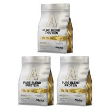 Kit 3X Pure Blend 100% Protein Lacto-free - 907g Refil Baunilha - Atlh�tica Nutrition