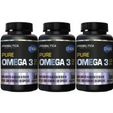Kit 3X Pure Omega 3 TG - 60 C�psulas - Probi�tica