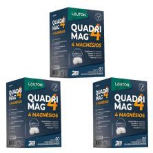 Kit 3X QUADRIMAG 4 Magn�sios - 60 Comprimidos - Lauton Nutrition