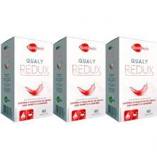 Kit 3X Qualy Redux - 60 C�psulas - QualyNutri