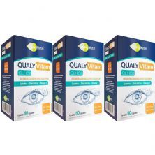 Kit 3X Qualy Vitam Olhos - 60 C�psulas - QualyNutri