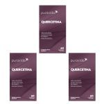 Kit 3X Quercetina - 60 C�psulas - Puravida