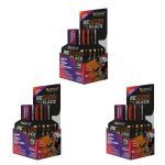 Kit 3X Recarb Energy Gel Black Pro Beta - 10 Sach�s 30g Sabores Variados - Reidrat