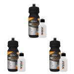 Kit 3X Recarb Energy Gel Squeeze + Mini Squeeze 100 ml - 600g Tangerina - Reidrat
