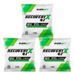 Kit 3X Recovery X 4:1 - 1 Sach� de 65g Lim�o - Sudract Nutrition