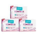 Kit 3X Reinforce Cabelos e Unhas - 30 C�psulas Gel - Equaliv