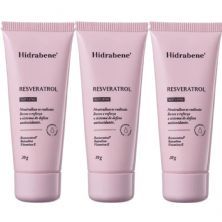 Kit 3X Resveratrol Creme Anti-idade - 30g Noturno - Hidrabene