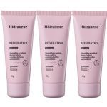 Kit 3X Resveratrol Creme Anti-idade - 30g Noturno - Hidrabene