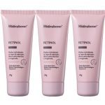 Kit 3X Retinol Creme Anti-Idade - 30g Noturno - Hidrabene