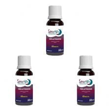 Kit 3X Serenizz Melatonina - 20ml Maracuj� - Herbamed