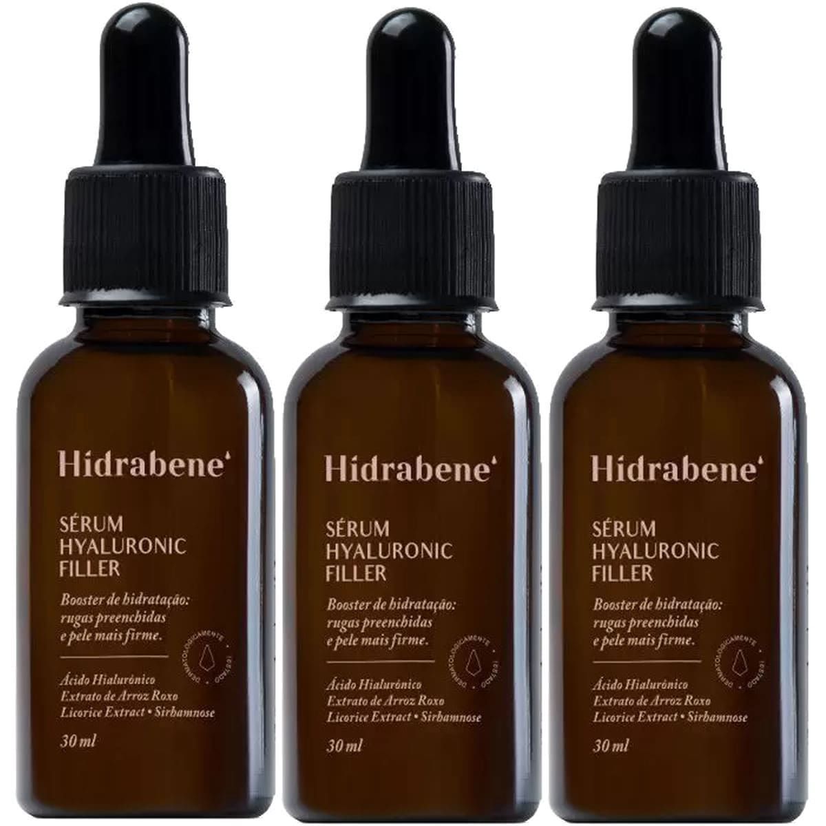 Kit 3X S�rum Facial Hyaluronic Filler - 30 ml - Hidrabene