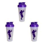 Kit 3X Shakeira Big Twister - 600 ml Roxo - Canibal Inc