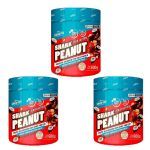 Kit 3X Shark Peanut Zero Lactose - 600g Chocolate com Coco - Shark Pro