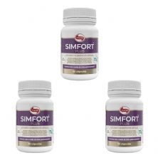 Kit 3X Simfort Plus - 30 C�psulas - Vitafor