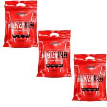 Kit 3X Sinister Mass - 3000g Morango - IntegralM�dica