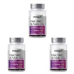 Kit 3X Skin Hair & Nails - 60 C�psulas - Katigu�