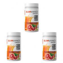 Kit 3X Slimvance Drink sem Cafe�na - 300g Laranja - NewNutrition
