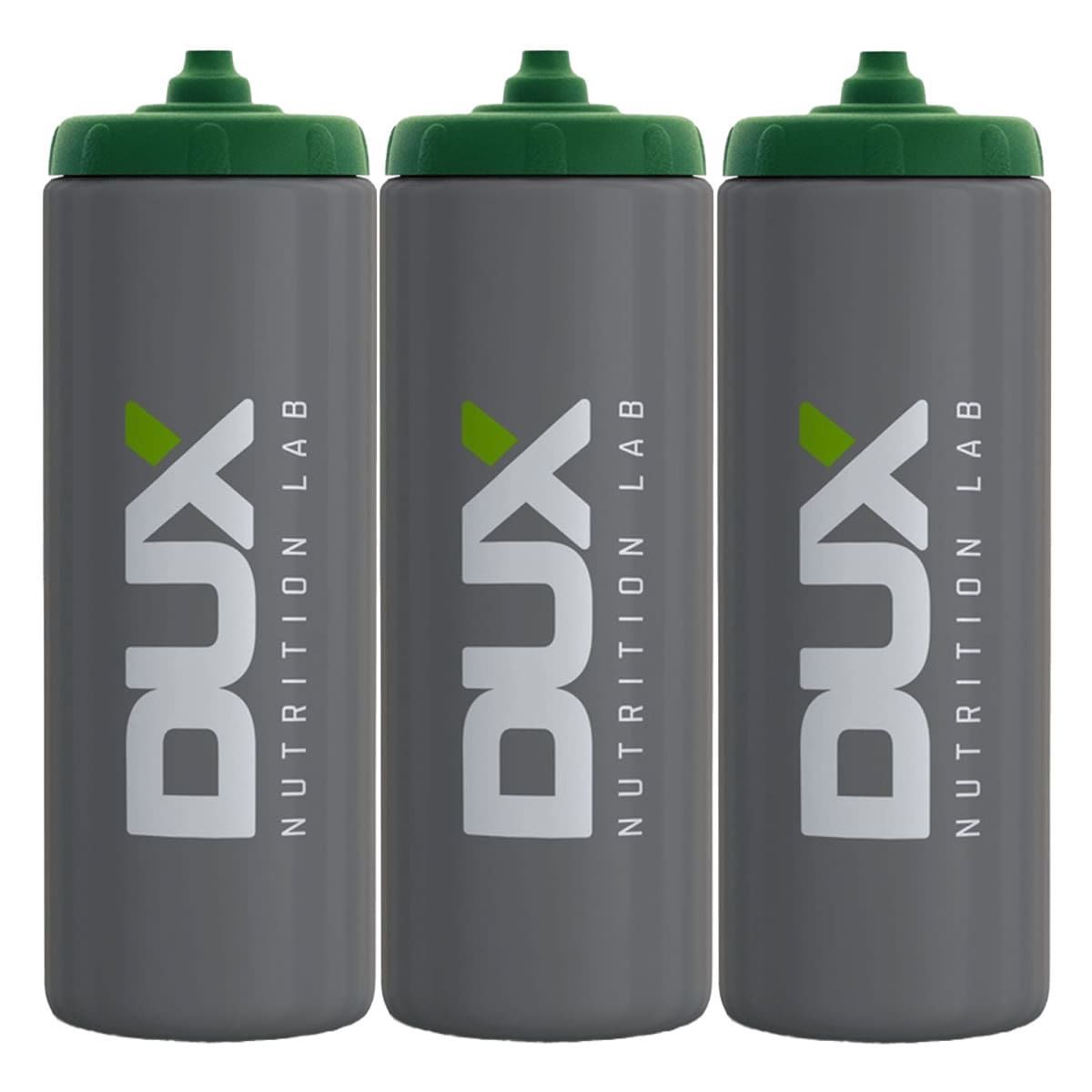 Kit 3X Squeeze Autom�tica - 800ml Prata - Dux Nutrition
