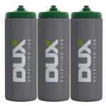 Kit 3X Squeeze Autom�tica - 800ml Prata - Dux Nutrition