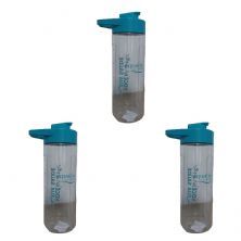 Kit 3X Squeeze B�sic - 500ml Transparente - Equaliv