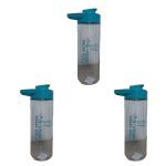 Kit 3X Squeeze B�sic - 500ml Transparente - Equaliv