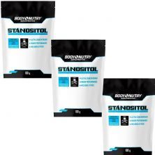 Kit 3X Stanositol Pr� Treino Refil - 100g Frutas Vermelhas  - Body Nutry
