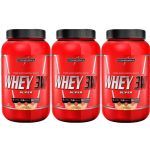 Kit 3X Super Whey 3W - 907g Baunilha - IntegralM�dica