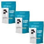 Kit 3X Super Whey - 900g Baunilha Refil- Max Titanium
