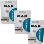 Kit 3X Super Whey - 900g Chocolate Refil - Max Titanium