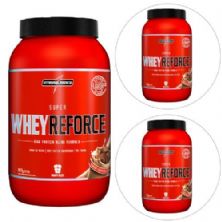 Kit 3x Super Whey Reforce - Chocolate 907g - Integralm�dica
