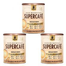 Kit 3X Supercaf� - 220g Chocolate Branco - Desinch�
