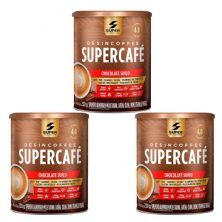 Kit 3X Supercaf� - 220g Chocolate Sui�o - Desinch�