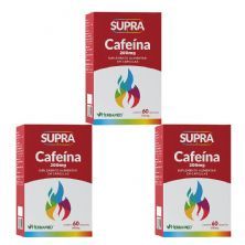 Kit 3X Supra Cafeina - 200mg 60 C�psulas - Herbamed