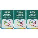 Kit 3X Supra Cloreto de Magn�sio P.A. - 60 C�psulas - Herbamed