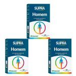Kit 3X Supra Homem Polivitam�nico - 60 C�psulas - Herbamed