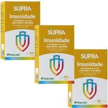Kit 3X Supra Imunidade - 500mg 60 C�psulas - Herbamed