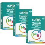 Kit 3X Supra Magn�sio Dimalato -  60 C�psulas - Herbamed