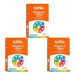 Kit 3X Supra Vitamina C + Zinco - 60 C�psulas - Herbamed