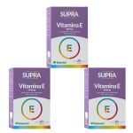 Kit 3X Supra Vitamina E - 400mg 60 C�psulas - Herbamed
