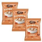 Kit 3X Suspiro Prote�co - 30g Caramelo - La Ganexa