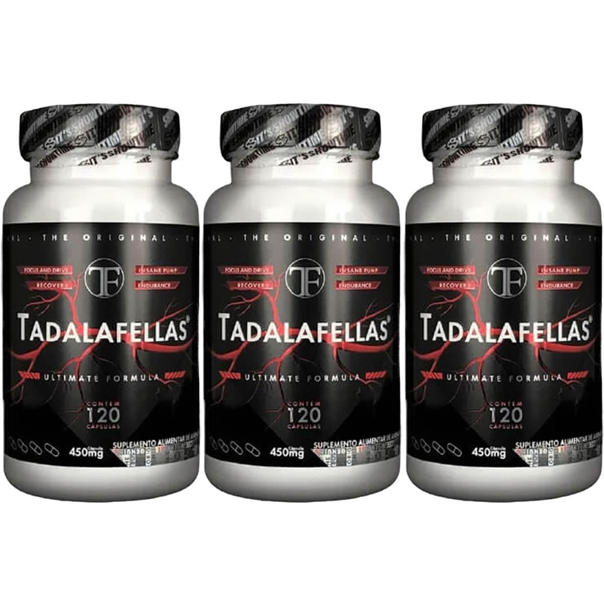 Kit 3X Tadalafellas Ultimate F�rmula - 120 C�psulas - Power Suplements
