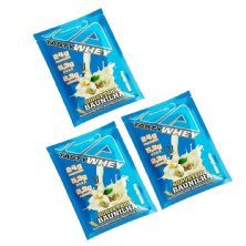 Kit 3X Tasty Whey 3W - 1 Sach� 34g Sorvete de Baunilha - Adaptogen