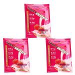Kit 3X Tasty Whey 3W - 1 Sach� 34g Strawberry Creme - Adaptogen