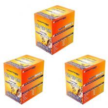 Kit 3X Tasty Whey 3W - 12 Sach�s 34g Chocomaltine - Adaptogen