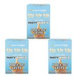 Kit 3X Tasty Whey 3W - 12 Sach�s 34g Doce de Leite - Adaptogen