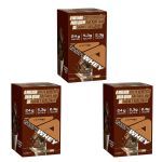 Kit 3X Tasty Whey 3W - 12 Sach�s 34g Rich Chocolate - Adaptogen