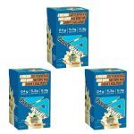 Kit 3X Tasty Whey 3W - 12 Sach�s 34g Vanilla Cream - Adaptogen