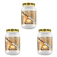 Kit 3X Tasty Whey 3W - 900g Cappuccino - Adaptogen