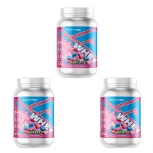 Kit 3X Tasty Whey 3W - 900g Chiclete - Adaptogen
