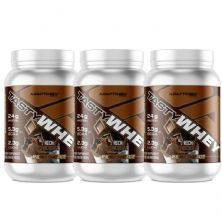 Kit 3X Tasty Whey 3W - 900g Chocolate Sui�o - Adaptogen